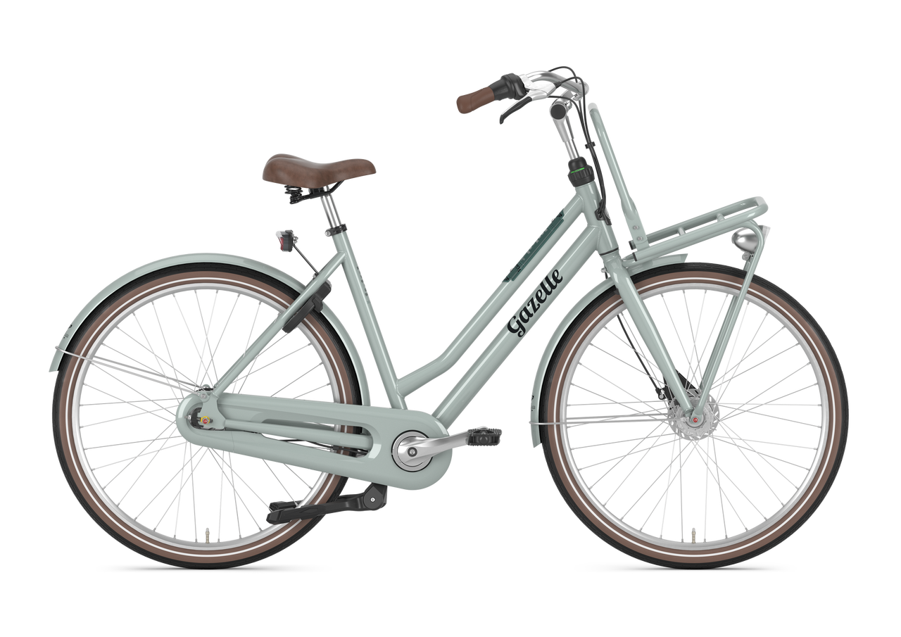 reifengröße gazelle hollandrad Gazelle Miss Grace Light Olive T7 Freilauf – Gazelle Store Hamburg