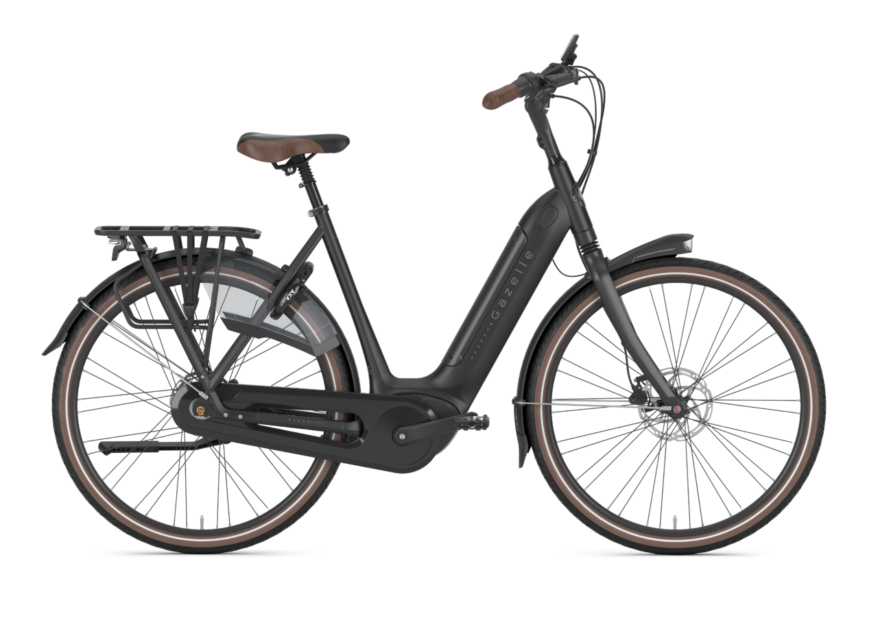 Gazelle E-Bike Grenoble C8 HMB Black Damen – Gazelle Store Hamburg