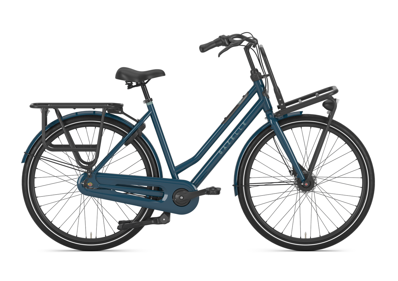 hollandrad gazelle heavy duty Gazelle HeavyDutyNL Pine Green T7 Freilauf – Gazelle Store Hamburg
