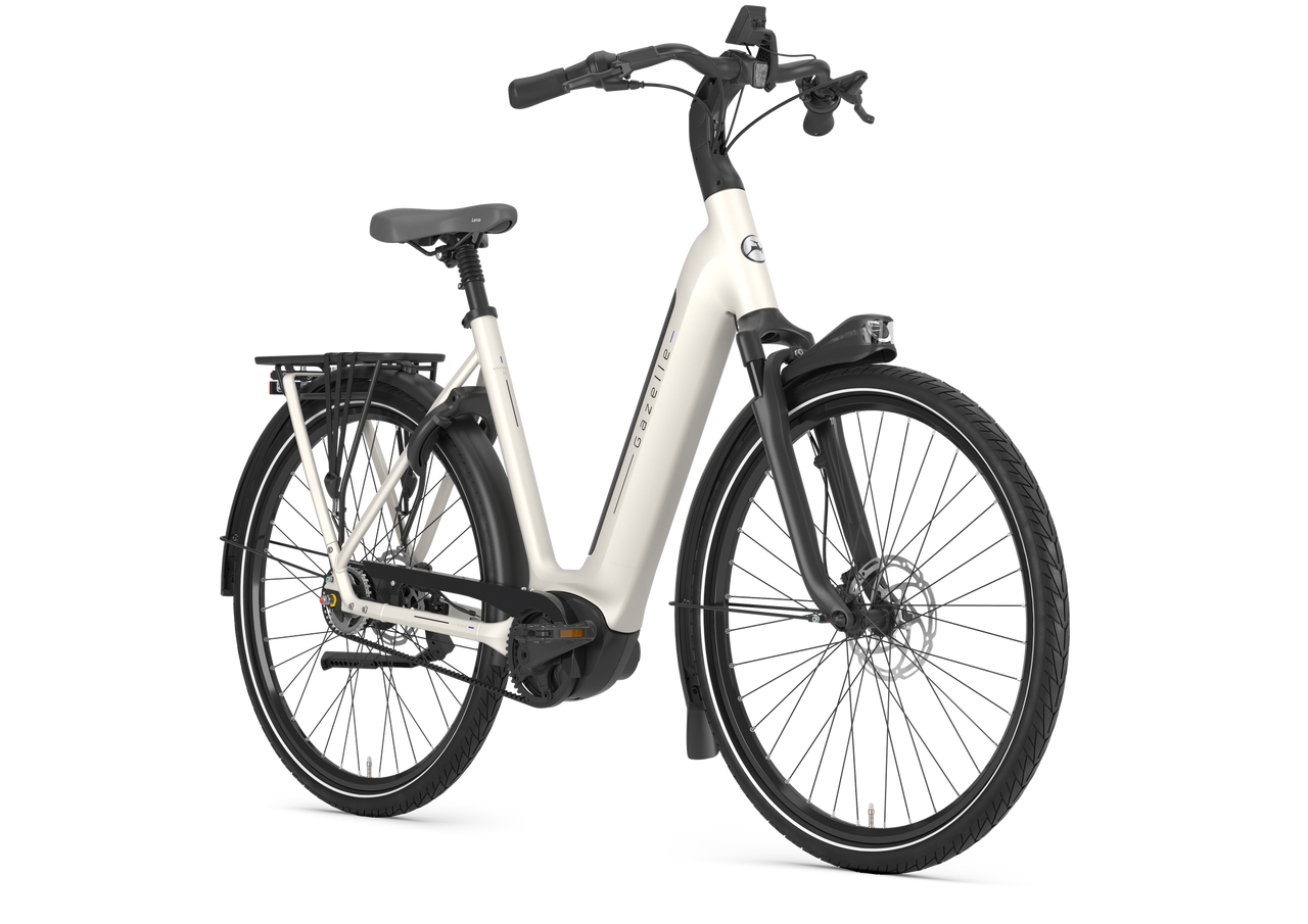 Gazelle E-Bike Grenoble C5 HMB Belt Ivory White – Gazelle Store Hamburg