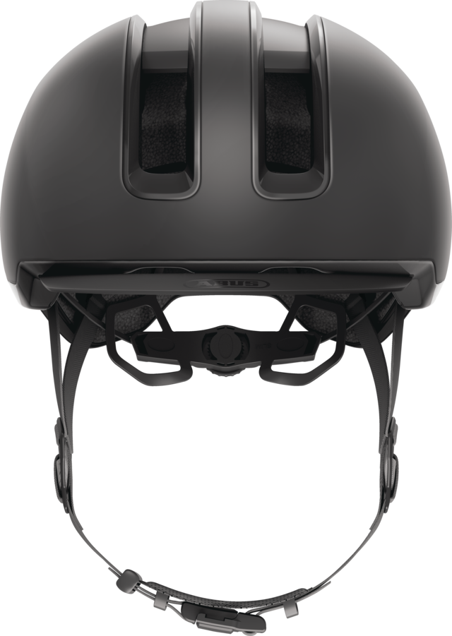 ABUS HUD-Y Fahrradhelm in Velvet Black – Gazelle Store Hamburg