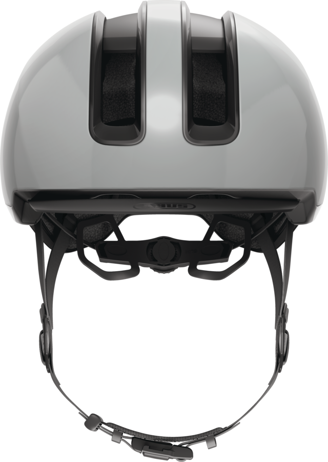 fahrradhelm gntm ABUS HUD-Y Fahrradhelm in Race Grey – Gazelle Store Hamburg
