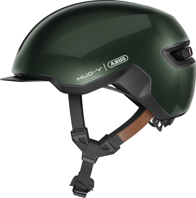 haz shop fahrradhelm ABUS HUD-Y Fahrradhelm in Moss Green – Gazelle Store Hamburg