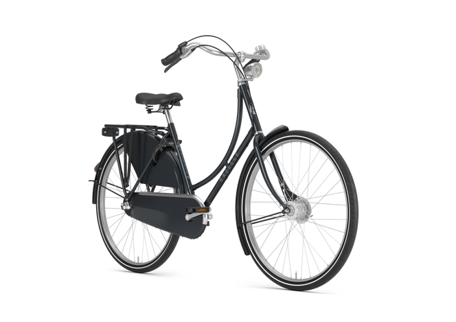 schwarzes hollandrad Gazelle Classic Panther Black R3T Rücktritt – Gazelle Store Hamburg