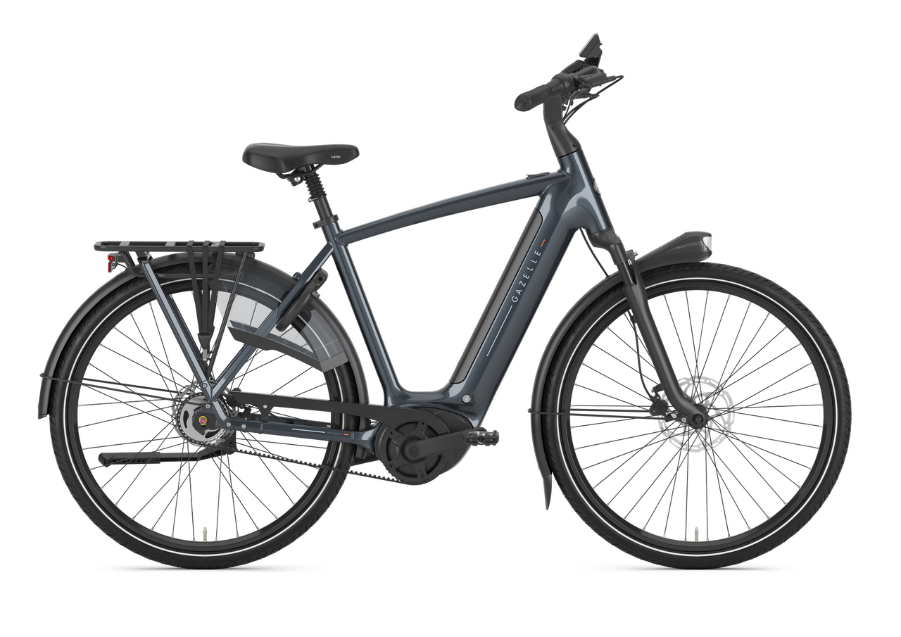 Gazelle E-Bike Grenoble C5 HMB Belt Anthracite Grey Herren – Gazelle Store Hamburg