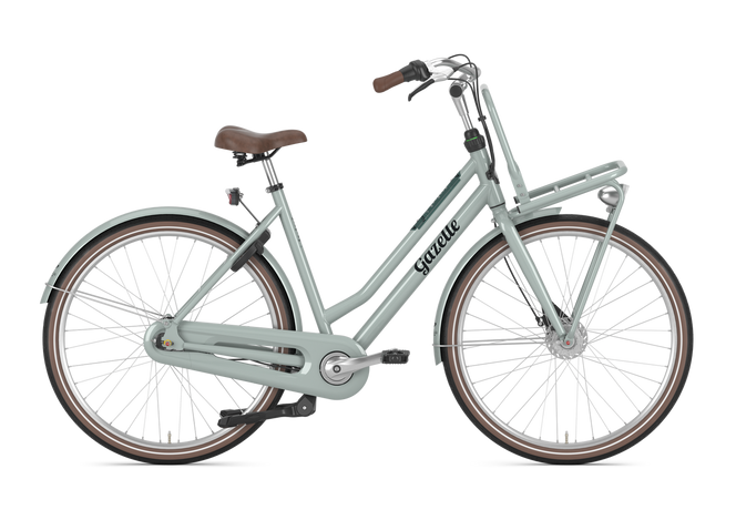 Gazelle Miss Grace Light Olive T7 Freilauf
