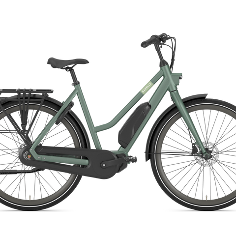 damenfahrrad greens Gazelle E-Bike Esprit C7 HMS Moss Green Damen – Gazelle Store Hamburg