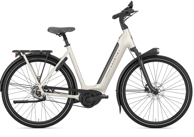 Gazelle E-Bike Arroyo C5 HMB Belt Ivory White