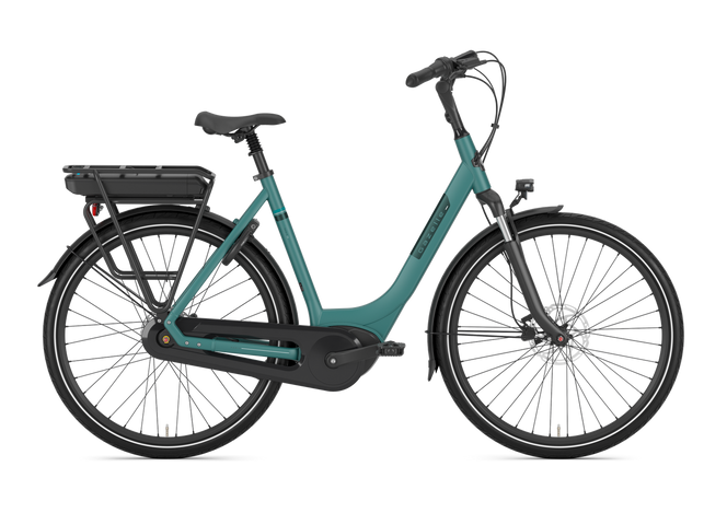 Gazelle E-Bike Paris C8 HMB Thyme Green – Gazelle Store Hamburg
