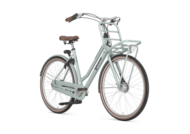 Gazelle Miss Grace Light Olive T7 Freilauf