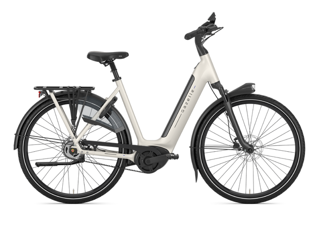 Gazelle E-Bike Grenoble C5 HMB Belt Ivory White
