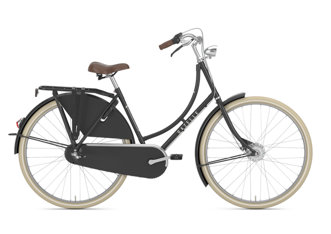 Gazelle Classic Black Matt - 3 Gang - Rücktritt