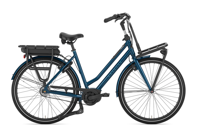 gazelle damenfahrrad blau Gazelle E-Bike HeavyDutyNL C5 HMB Ink Blue Damen – Gazelle Store Hamburg