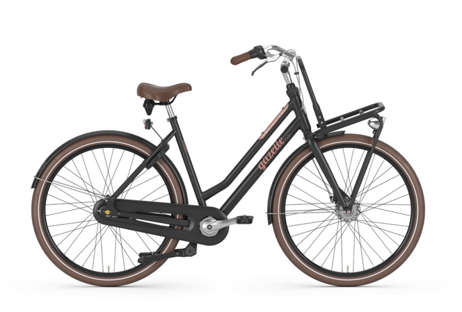 Gazelle Miss Grace Black R7T Rücktritt