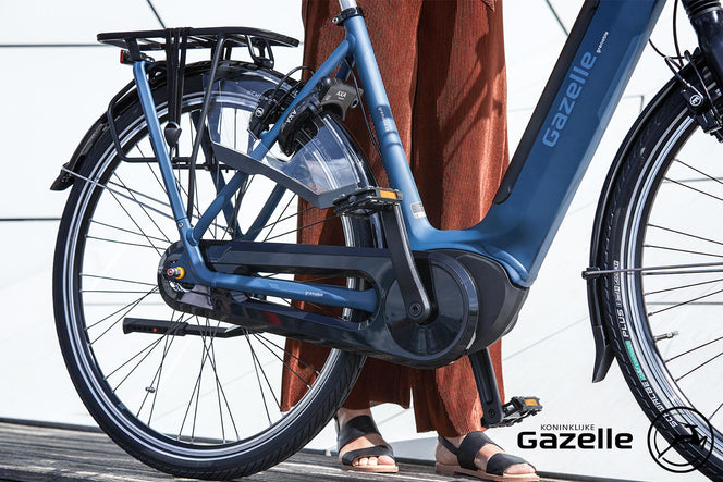 Gazelle E-Bike Grenoble C8 HMB Mallard Blue - Freilauf